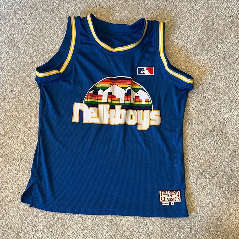 Nelkboys Blue Basketball Jersey
